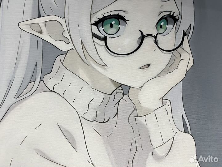 Картина маслом аниме фрирен