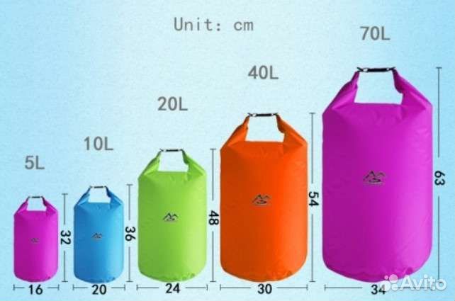 Гермомешок 10-20-40 литров легкий