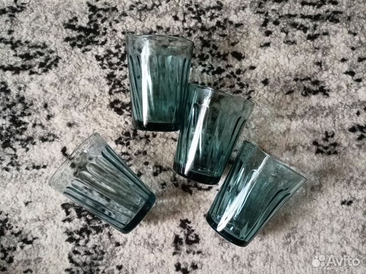 Стопка стакан стекло советский СССР 4 шт комплект