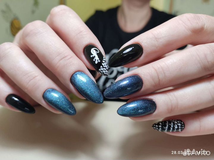 Маникюр Гель-лак Наращивание