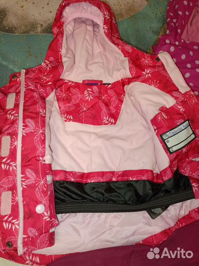 Дождевик 2шт и полукомбинезон 86-92