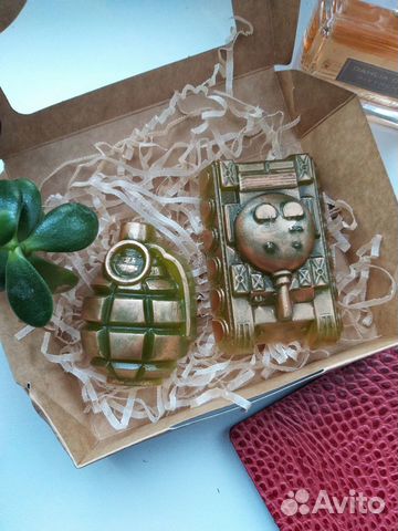 Мыло ручной работы к 23 февраля