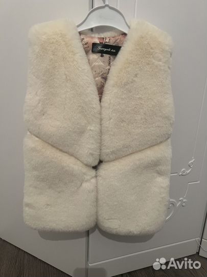 Меховая жилетка для девочки