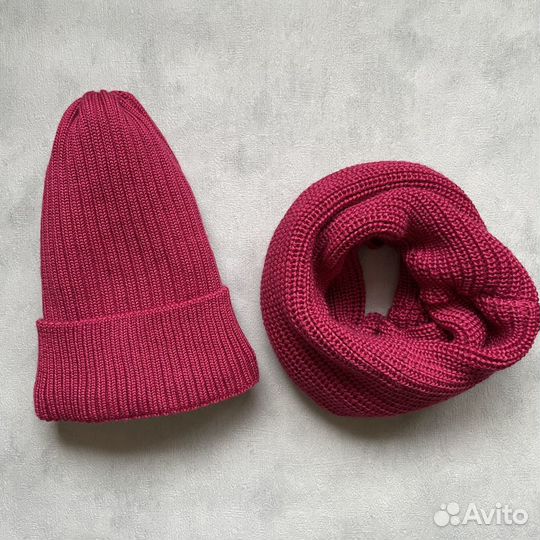 Шапка зимняя на флисе тыковка