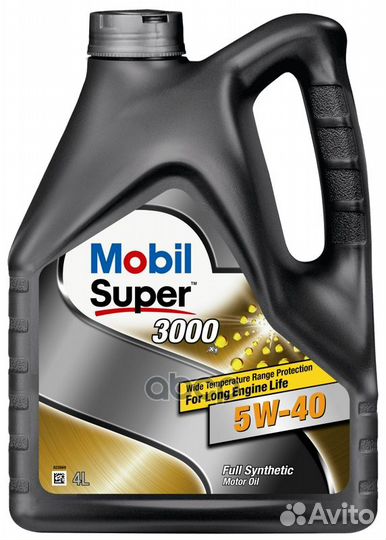 Mobil Super 3000 X1 5W40 (4L) масло мотор