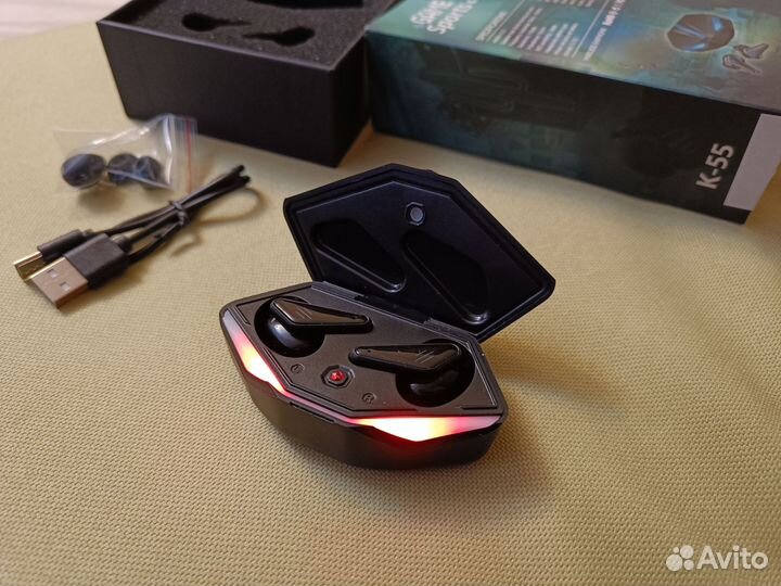 Беспроводные игровые наушники wireless k-55