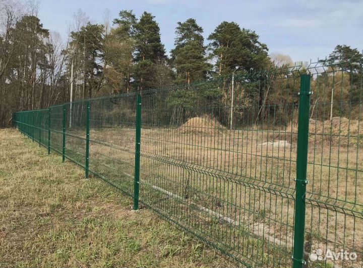 3Д сетка гиттер для забора