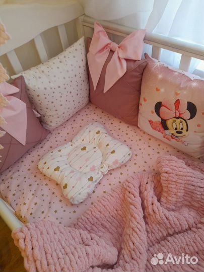 Бортики новые,в детскую кроватку