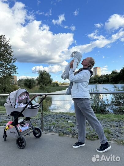 Детская коляска Moon Resea kombi Beige 2в1