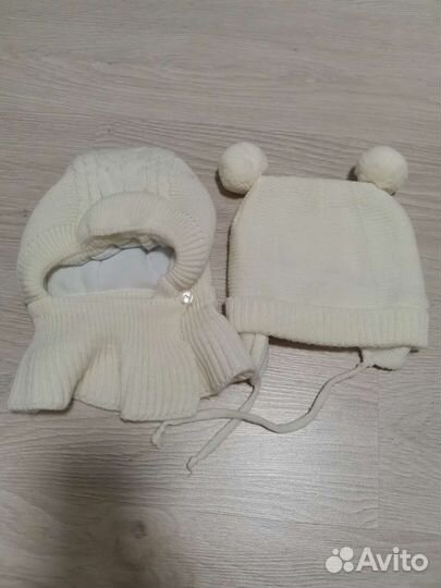 Шапка шлем зимняя Журавлики