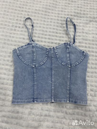 Джинсовый топ
