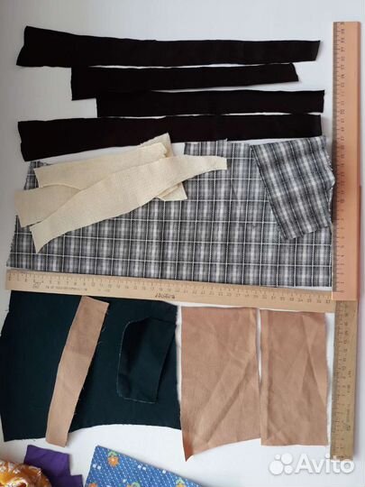 Лоскуты и обрезки ткани для поделок