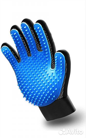 Перчатка для вычесывания шерсти