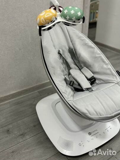 Кресло-качалка 4moms mamaRoo New серебро