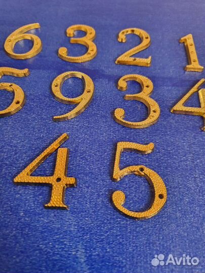 Цифры на дверь, номер квартиры