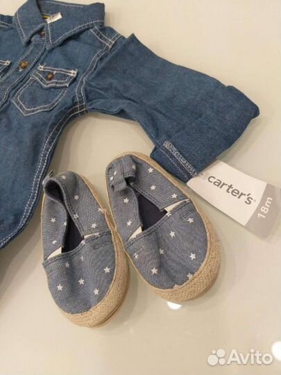 Новый комбинезон carters. Маркировка 18М