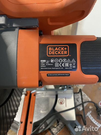 Пила торцовочная black and decker bes 710