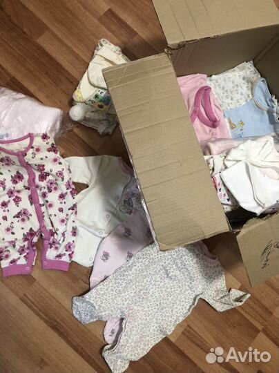 Вещи пакетом для новорожденной девочки