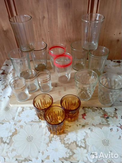 Стопки, стаканы, рюмочки -СССР