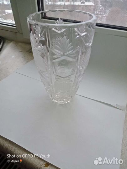 Вазы из хрусталя,винтаж СССР