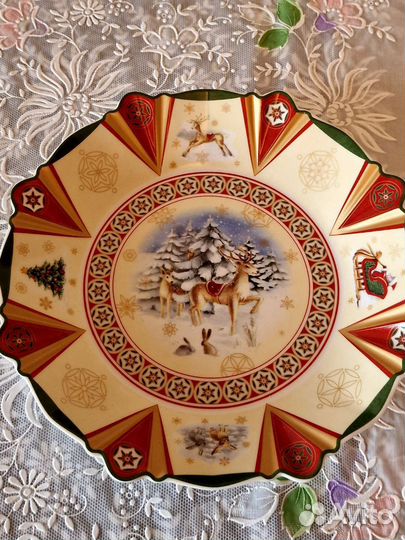 Новогодняя тарелка