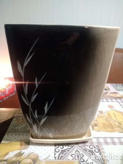Керамические горшки для цветов бу