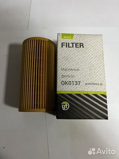 Фильтр масляный Green filter