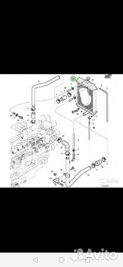 Радиатор John Deere