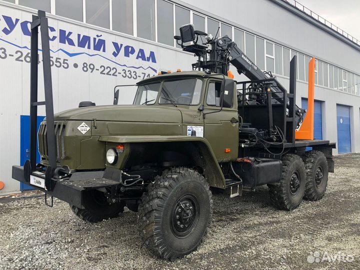 Урал Лесовоз с кму