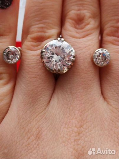 Серьги,кольцо