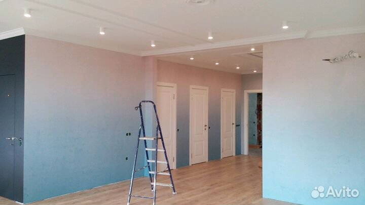 Поклейка обоев