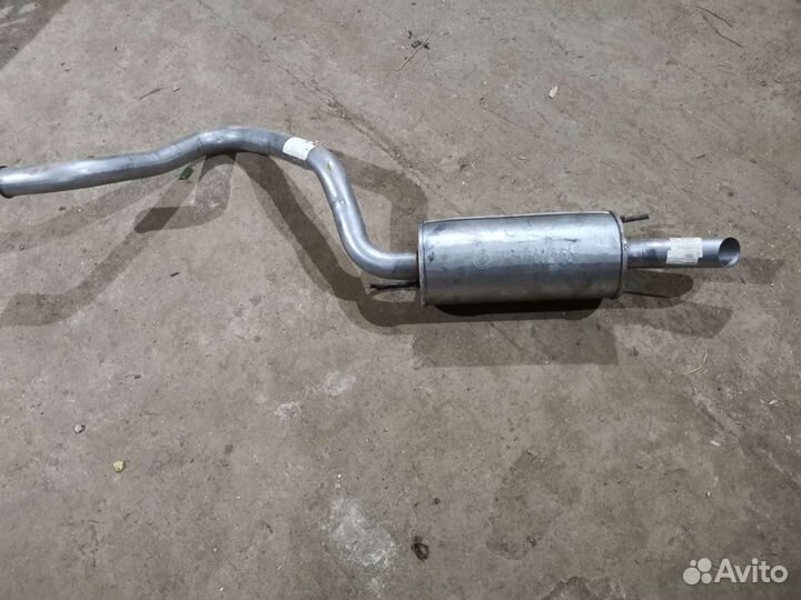 Резонатор toyota land cruiser 4.2d