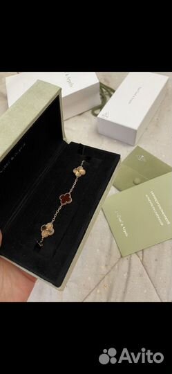 Браслет van cleef золото