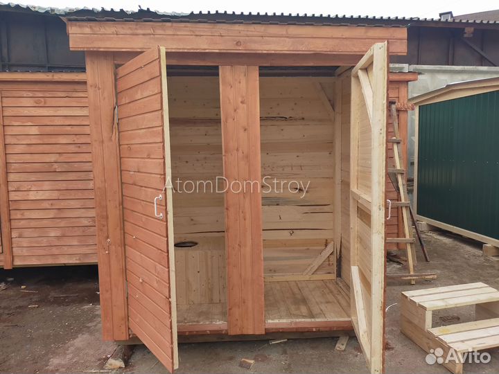 Бытовка деревянная утепленная с электрикой