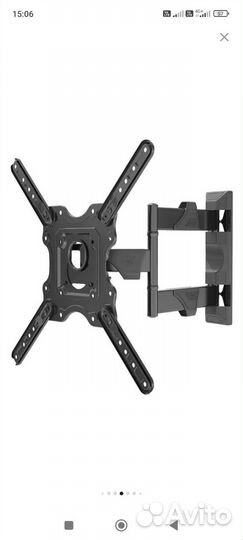 Кронштейн для тв 35-55 наклонно поворотный