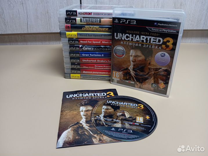 Uncharted 3 Иллюзии Дрейка goty PS3 (Б/У)