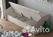 Кровать детская Радуга серая