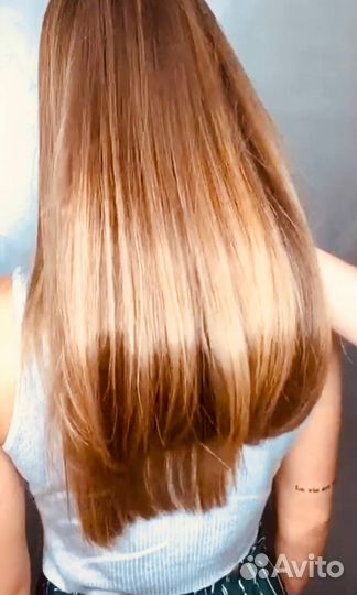 Наращивание волос на дому