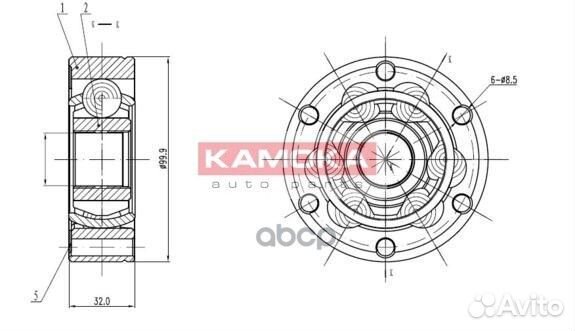 Шрус внутренний 9024 kamoka