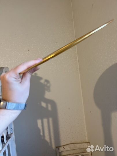 Новый золотой поднос металлический