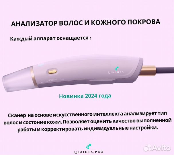 Аппарат для эпиляции люминес Эво-Про 2400W