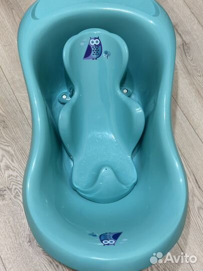 Ванна и горка для купания Babyton Голубая