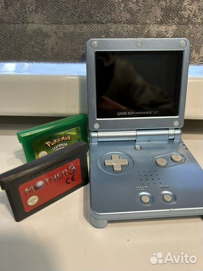 Консоль Gameboy Advanse SP GBA с двумя играми