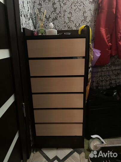 Тумба для обуви с сиденьем и обувница