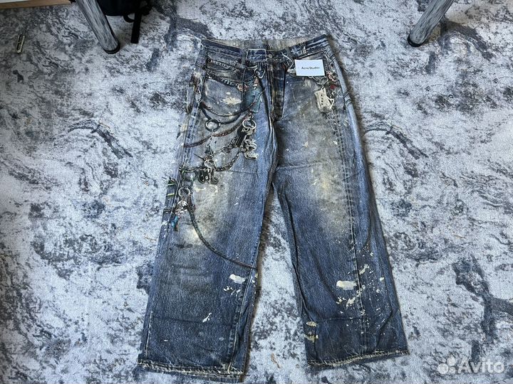 Acne studios 1981F Trompe L'oeil Baggy Jeans