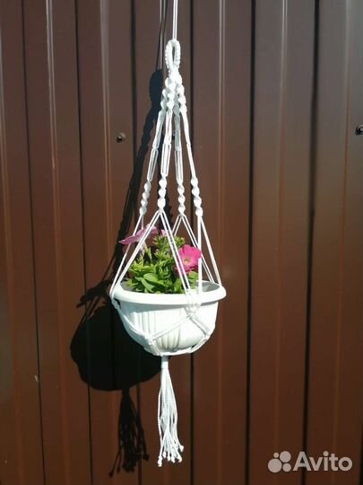 Кашпо макраме