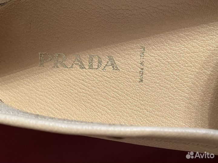 Мокасины лоферы 40 р Prada оригинал