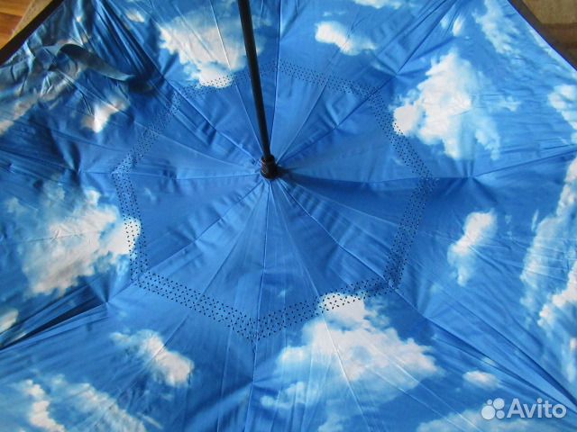 Зонт Апельсин Голубое небо и Scoda