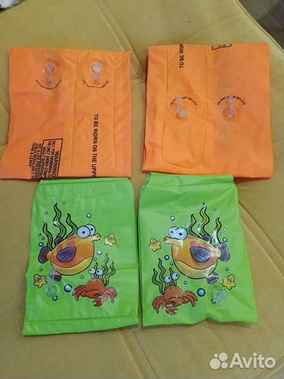 Нарукавники для плавания надувные