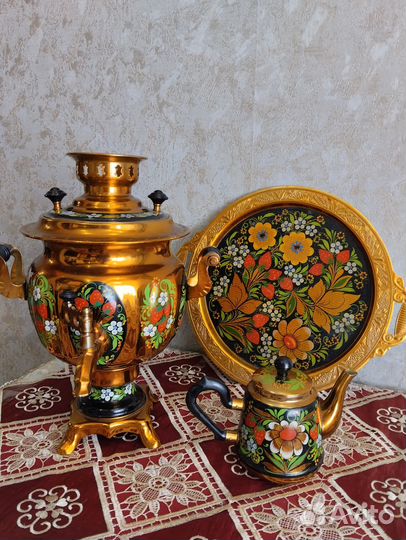 Самовар электрический расписной